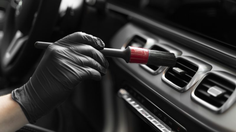 close-up-car-care-process